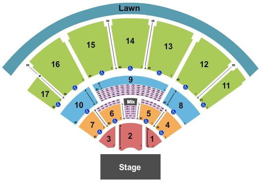 The MidFlorida Credit Union Amphitheatre Hilary Duff Seating Chart